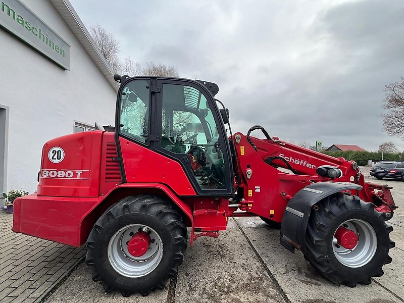 Schäffer 8090T Kabine Teleskopradlader Weidemann-HV - جرافة ذات عجلات تلسكوبية: صور 4 Schäffer 8090T Kabine Teleskopradlader Weidemann-HV - جرافة ذات عجلات تلسكوبية: صور 4