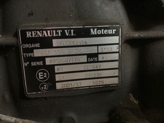 Renault DCI 11 for Renault DCI11 truck for parts - المحرك - شاحنة: صور 3 Renault DCI 11 for Renault DCI11 truck for parts - المحرك - شاحنة: صور 3