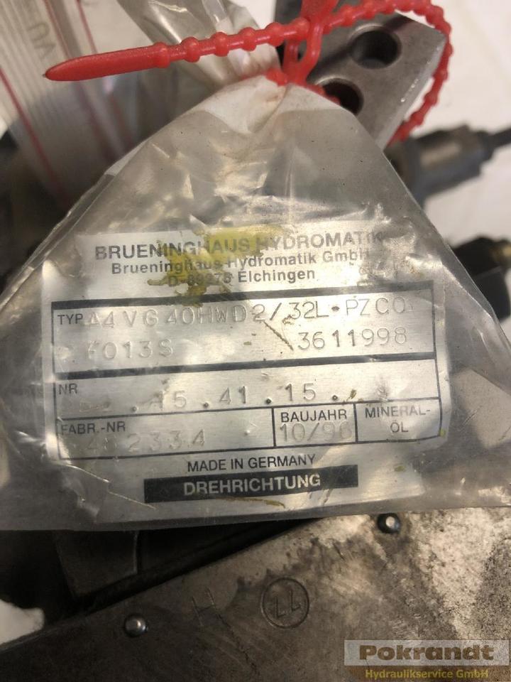 Rexroth Bosch A4VG40HWD2 32L PZC02F013S - مضخة هيدروليكية: صور 2 Rexroth Bosch A4VG40HWD2 32L PZC02F013S - مضخة هيدروليكية: صور 2