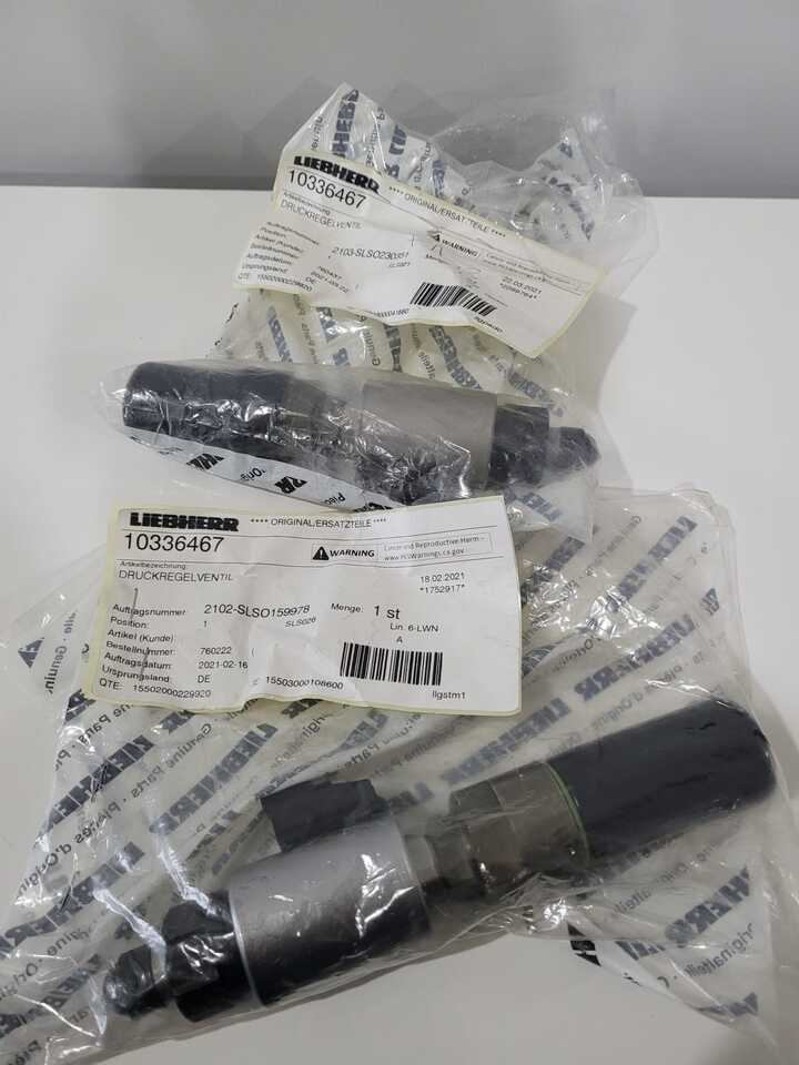LIEBHERR PRESSURE CONTROL VALVE 10336467 - صمامات هيدروليكية - آلات البناء: صور 1 LIEBHERR PRESSURE CONTROL VALVE 10336467 - صمامات هيدروليكية - آلات البناء: صور 1