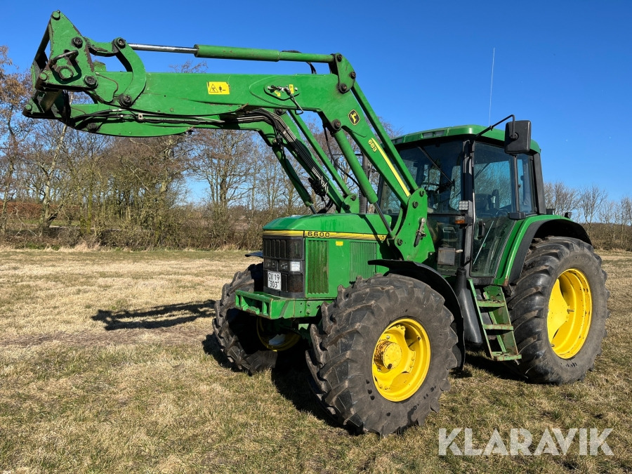 Traktor John Deere 6600 med frontlæser 683 - جرار: صور 1 Traktor John Deere 6600 med frontlæser 683 - جرار: صور 1