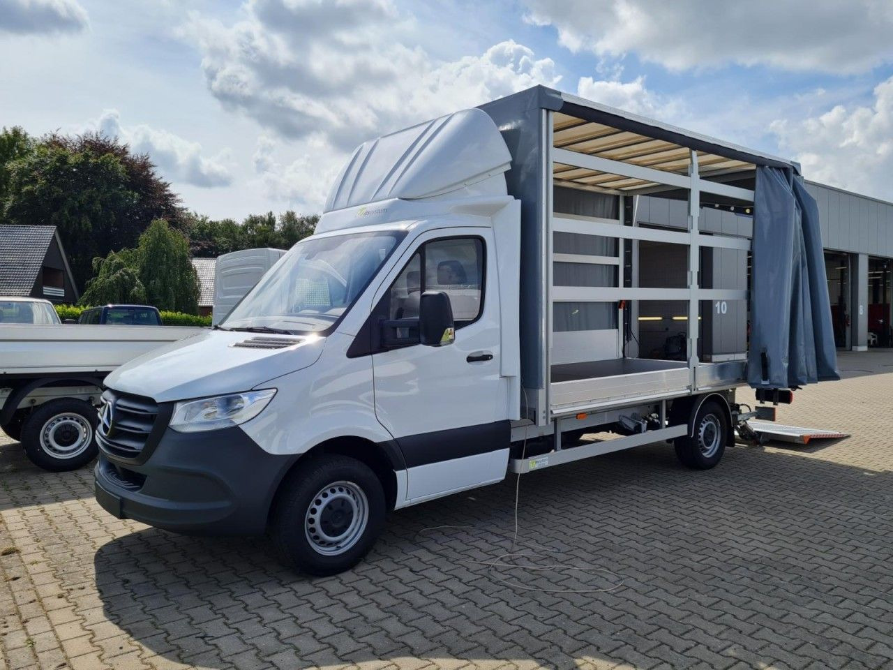 Mercedes-Benz Sprinter 315 Cdi Pritsche Schiebe Plane LBW KLIM - الشاحنات الصغيرة ستائر: صور 2 Mercedes-Benz Sprinter 315 Cdi Pritsche Schiebe Plane LBW KLIM - الشاحنات الصغيرة ستائر: صور 2