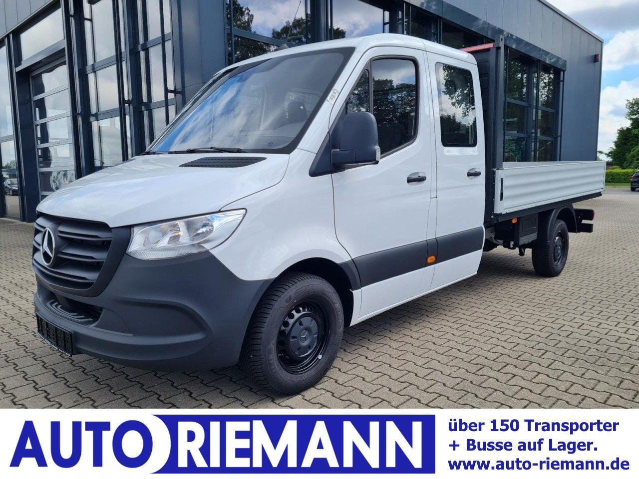 Mercedes-Benz Sprinter 315 DOKA CDI Lang L3 RWD AHK 3,5t - الشاحنات الصغيرة المسطحة, الشاحنات الصغيرة كابينة مزدوجة: صور 1 Mercedes-Benz Sprinter 315 DOKA CDI Lang L3 RWD AHK 3,5t - الشاحنات الصغيرة المسطحة, الشاحنات الصغيرة كابينة مزدوجة: صور 1