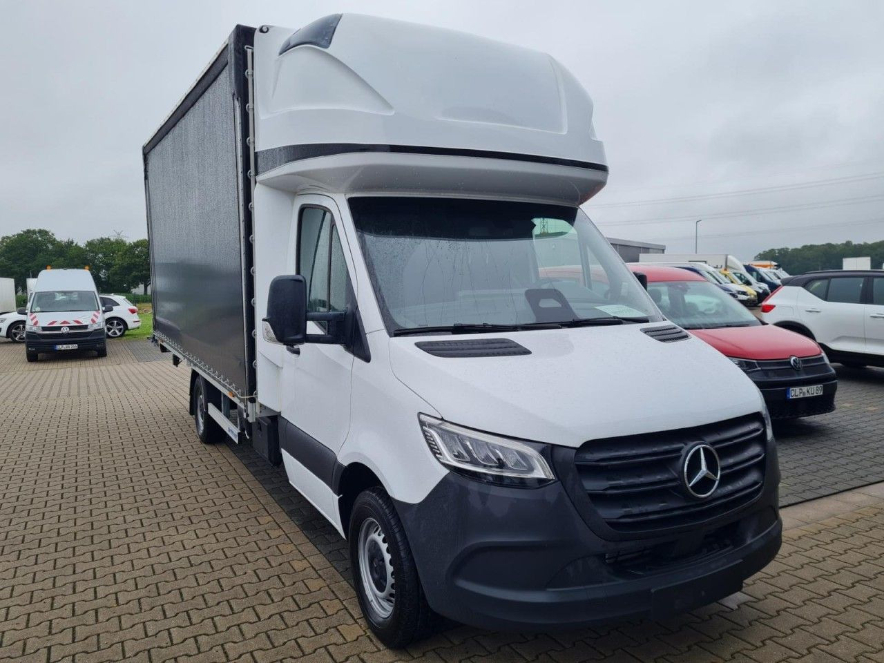 Mercedes-Benz Sprinter 317 AG Pritsche Schiebe Plane Schlafkab - الشاحنات الصغيرة ستائر: صور 2 Mercedes-Benz Sprinter 317 AG Pritsche Schiebe Plane Schlafkab - الشاحنات الصغيرة ستائر: صور 2