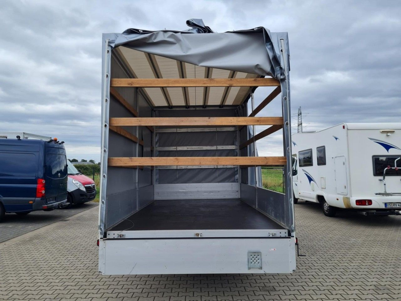 الشاحنات الصغيرة ستائر Renault Master 3,5t Pritsche Plane Schlafkab. dCi 165 KL: صور 7