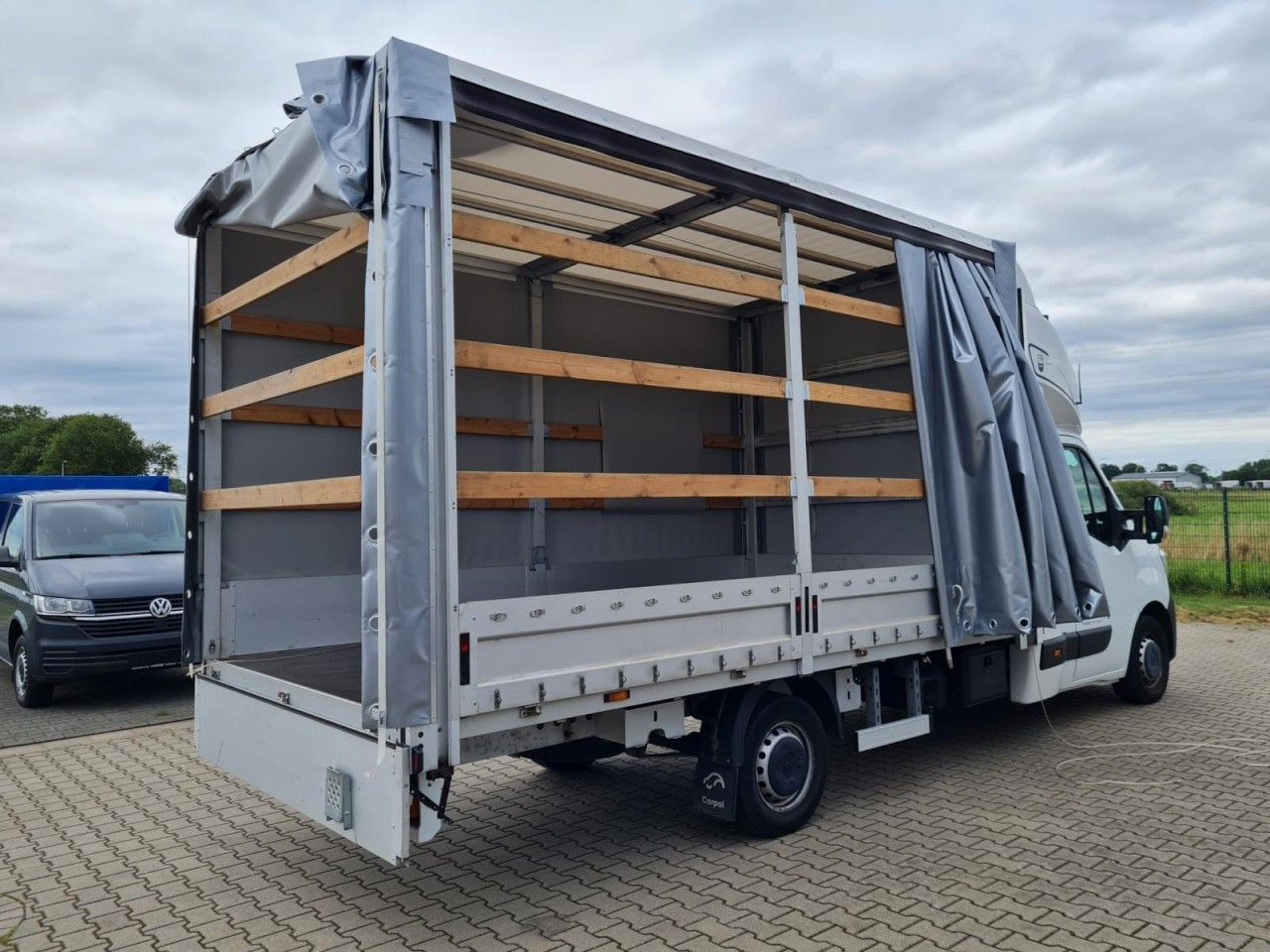 الشاحنات الصغيرة ستائر Renault Master 3,5t Pritsche Plane Schlafkab. dCi 165 KL: صور 17