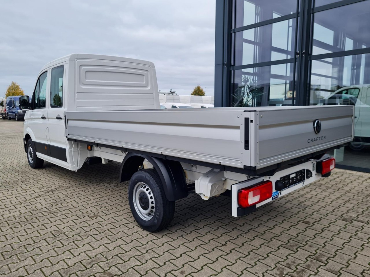 الشاحنات الصغيرة المسطحة, الشاحنات الصغيرة كابينة مزدوجة Volkswagen Crafter 35 Doka TDI Pritsche lang L4 KLIMA TEMPOMAT: صور 7