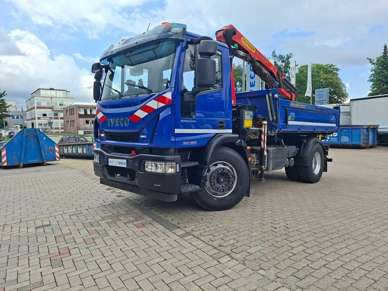 Iveco ML180E32K Meiler 3-Seitenkipper Kran 2x AHK - قلابات, شاحنة كرين: صور 1 Iveco ML180E32K Meiler 3-Seitenkipper Kran 2x AHK - قلابات, شاحنة كرين: صور 1