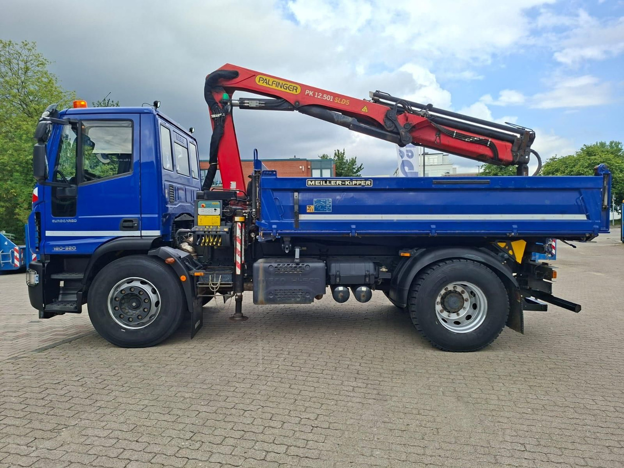 Iveco ML180E32K Meiler 3-Seitenkipper Kran 2x AHK - قلابات, شاحنة كرين: صور 3 Iveco ML180E32K Meiler 3-Seitenkipper Kran 2x AHK - قلابات, شاحنة كرين: صور 3