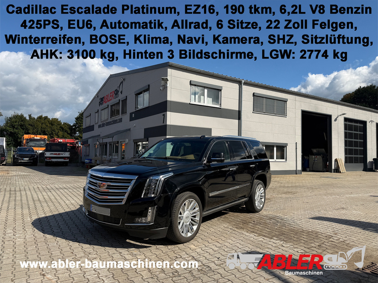 Cadillac Escalade Platinum VOLL - سيارة: صور 1 Cadillac Escalade Platinum VOLL - سيارة: صور 1