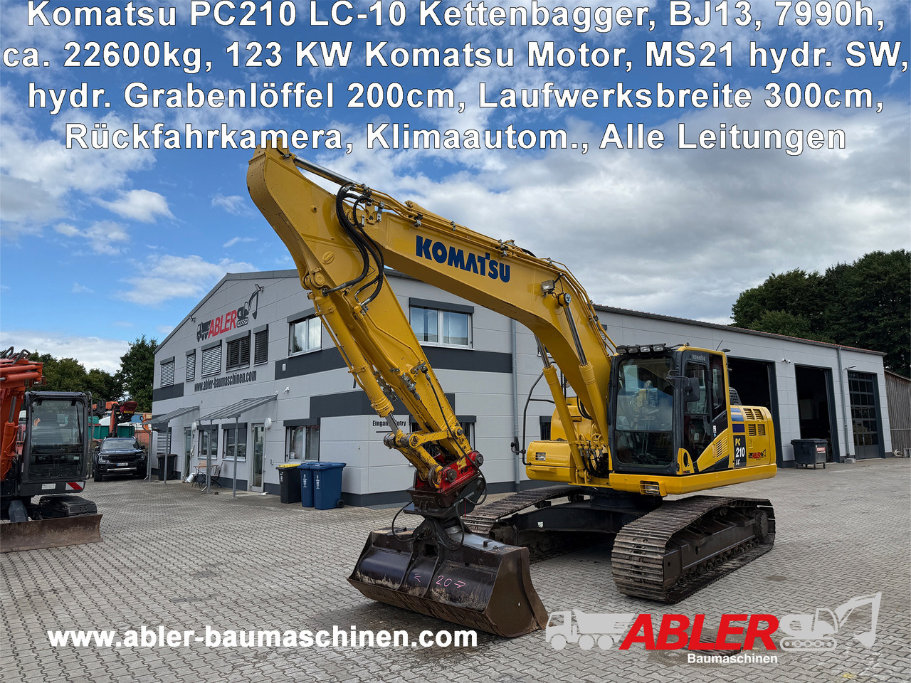 Komatsu PC210 LC-10 Kettenbagger MS21 Kamera - حفارة: صور 1 Komatsu PC210 LC-10 Kettenbagger MS21 Kamera - حفارة: صور 1