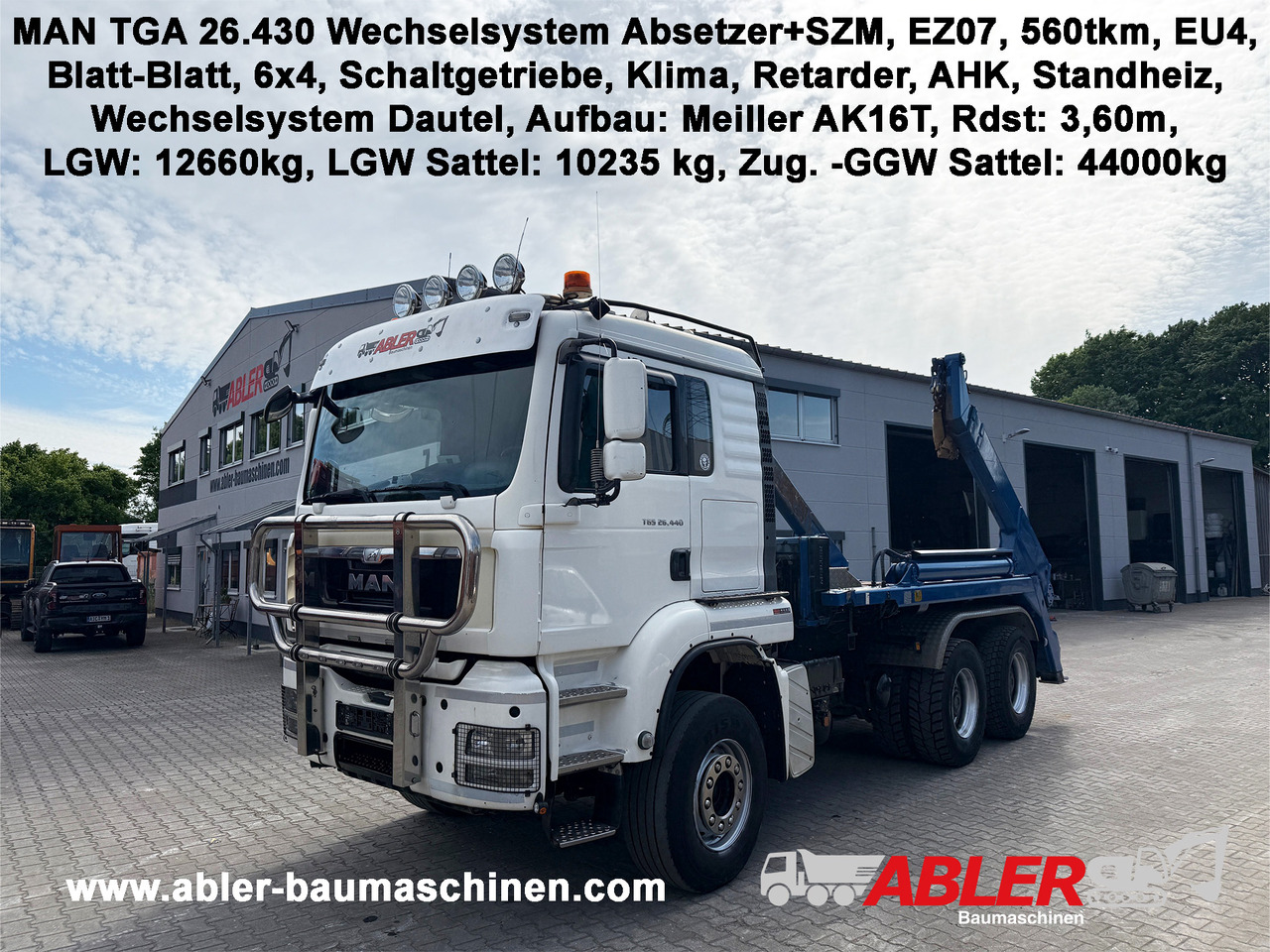 MAN TGS 26.440 WECHSELSYSTEM Absetzer+SZM - شاحنات قابلة للفك شاحنة: صور 1 MAN TGS 26.440 WECHSELSYSTEM Absetzer+SZM - شاحنات قابلة للفك شاحنة: صور 1