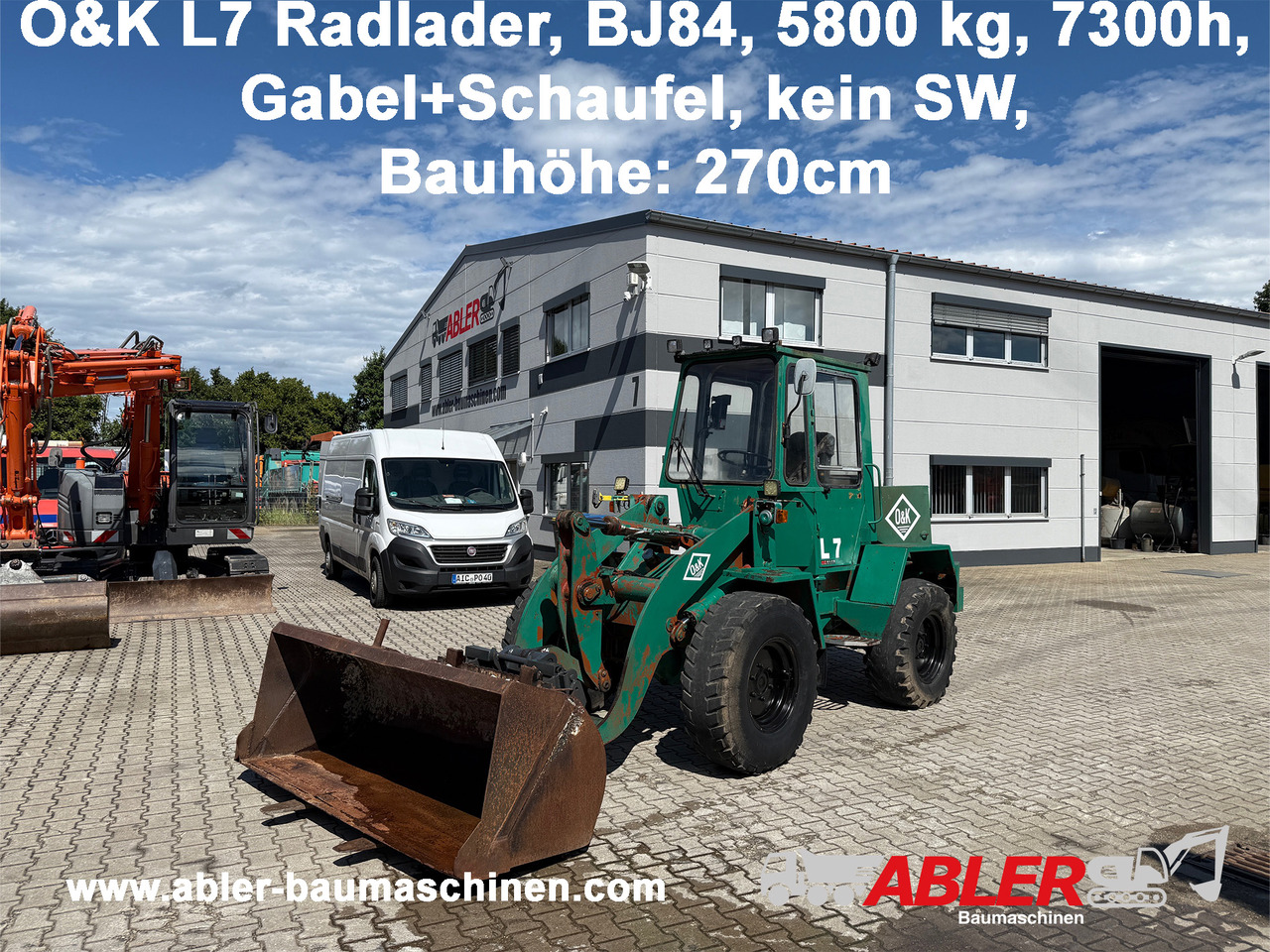 O&K L7 Radlader Gabel+Schaufel - اللودر بعجل: صور 1 O&K L7 Radlader Gabel+Schaufel - اللودر بعجل: صور 1