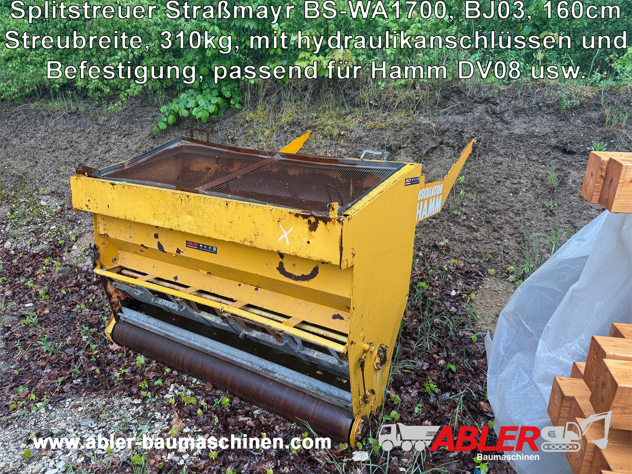 Splitstreuer 160 cm Straßmayr BS-WA 1700 Hamm DV8 - الرمال مفرشة: صور 1 Splitstreuer 160 cm Straßmayr BS-WA 1700 Hamm DV8 - الرمال مفرشة: صور 1