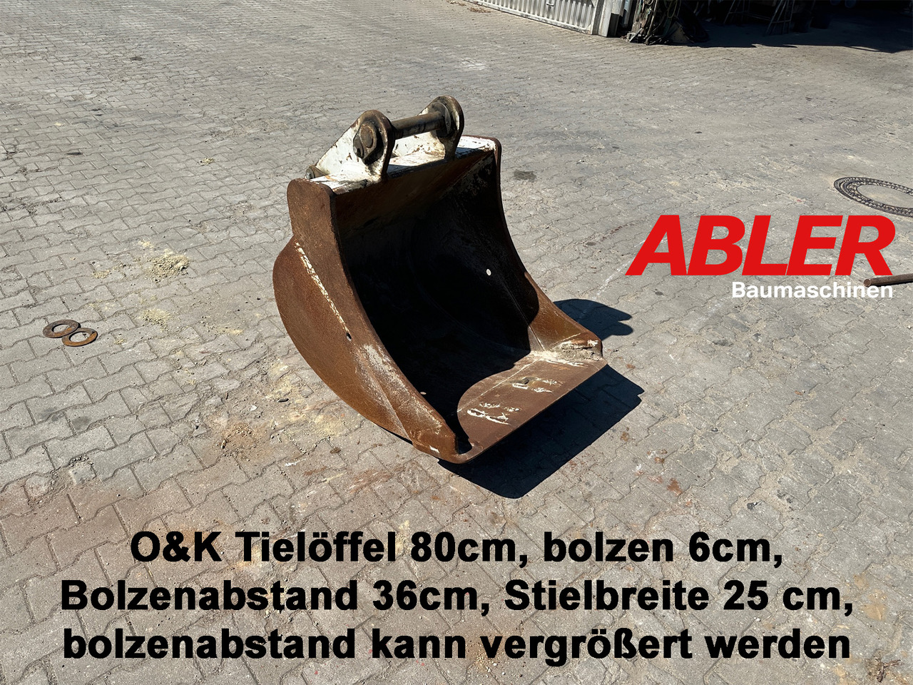 Tieflöffel 80cm O & K - بكت حفار - آلات البناء: صور 1 Tieflöffel 80cm O & K - بكت حفار - آلات البناء: صور 1