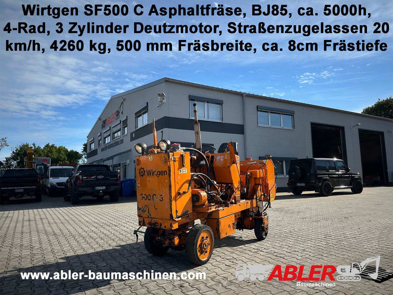 Wirtgen SF500C Asphaltfräse - ماكينات لصقل الأسفلت: صور 1 Wirtgen SF500C Asphaltfräse - ماكينات لصقل الأسفلت: صور 1