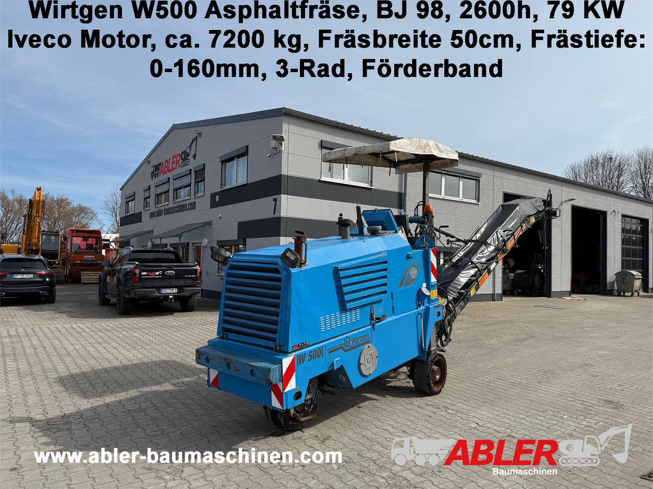 Wirtgen W500 Asphaltfräse - ماكينات لصقل الأسفلت: صور 1 Wirtgen W500 Asphaltfräse - ماكينات لصقل الأسفلت: صور 1