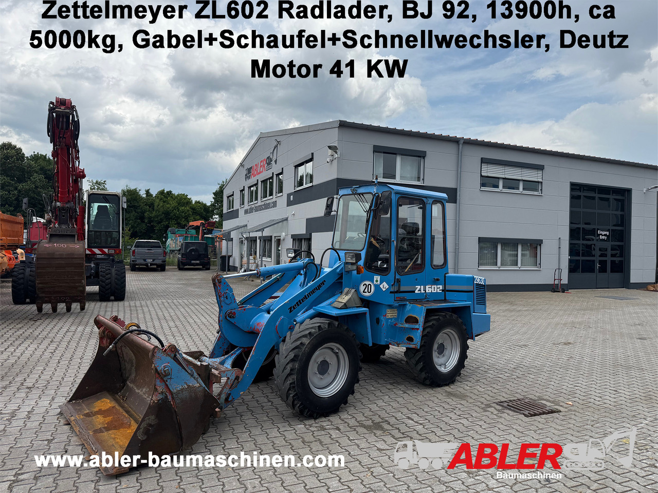 Zettelmeyer ZL502C Radlader Gabel+Klappschaufel+SW - اللودر بعجل: صور 1 Zettelmeyer ZL502C Radlader Gabel+Klappschaufel+SW - اللودر بعجل: صور 1