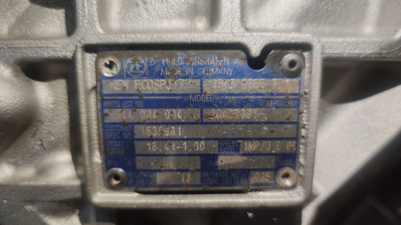 DAF 16S2323 ZF 16S2323 DAF ZF105 truck - علبة التروس - شاحنة: صور 5 DAF 16S2323 ZF 16S2323 DAF ZF105 truck - علبة التروس - شاحنة: صور 5