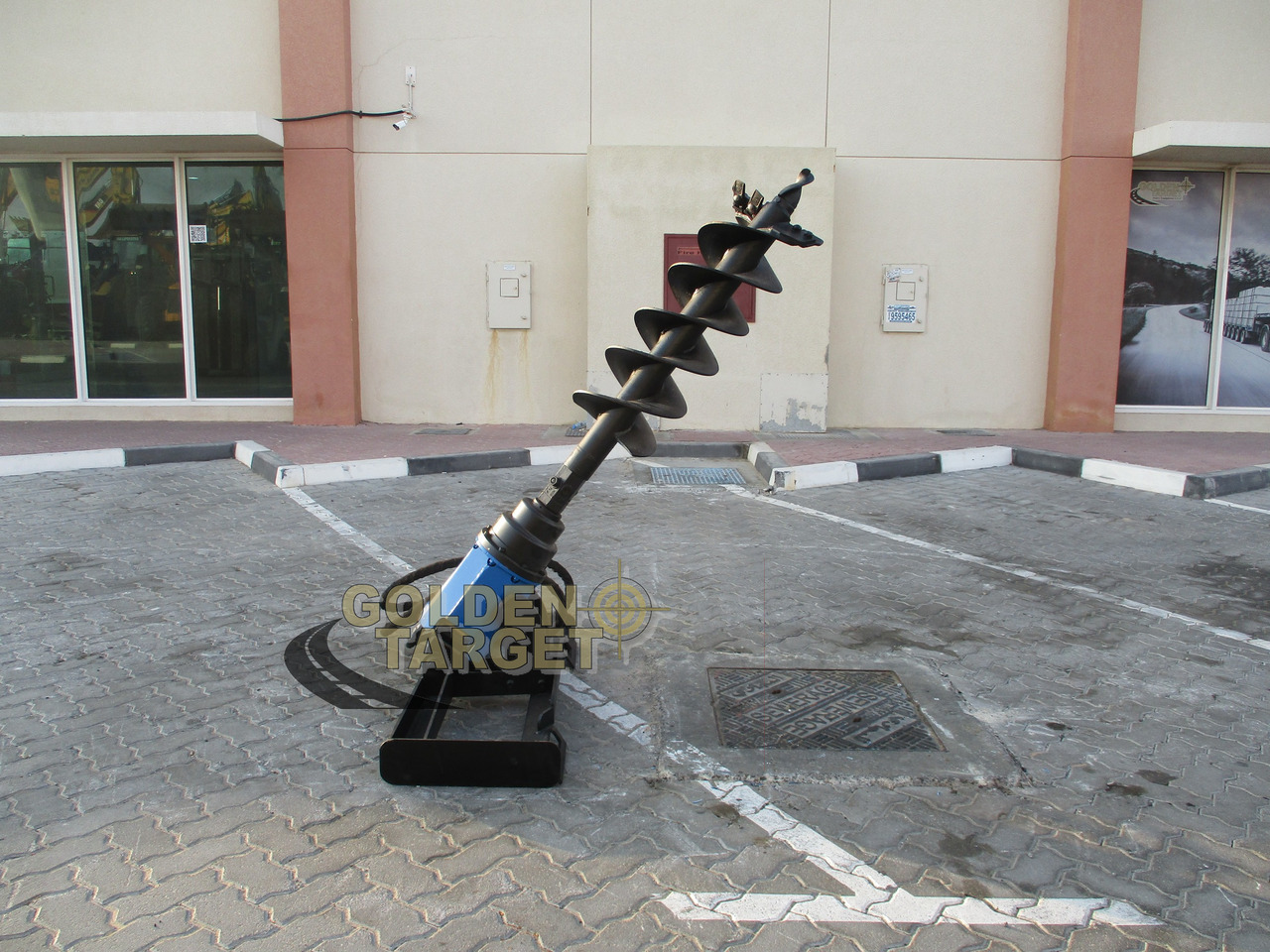 BOBCAT Skid Steer Auger Attachment - الحفر اوجير - شيول صغير: صور 1 BOBCAT Skid Steer Auger Attachment - الحفر اوجير - شيول صغير: صور 1