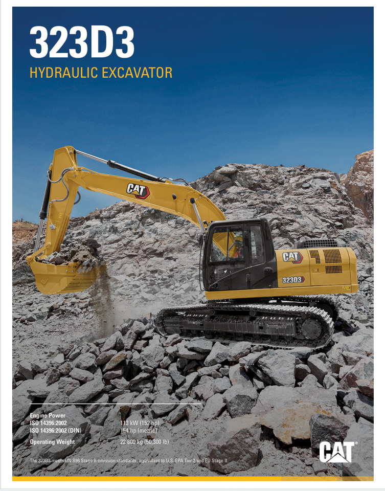 CATERPILLAR 323D3 Hydraulic Excavator - حفارات زحافة: صور 2 CATERPILLAR 323D3 Hydraulic Excavator - حفارات زحافة: صور 2