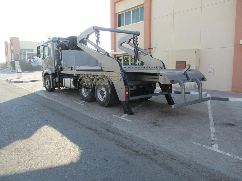 Mercedes-Benz 2642 6×2 Double Skip Loader with HIAB Crane - لودر: صور 5 Mercedes-Benz 2642 6×2 Double Skip Loader with HIAB Crane - لودر: صور 5