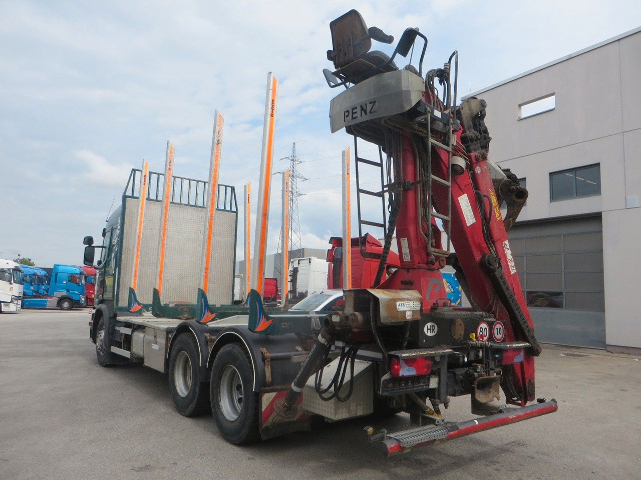 Scania G450 6x4Timber - شاحنة قطع الأشجار, شاحنة كرين: صور 4 Scania G450 6x4Timber - شاحنة قطع الأشجار, شاحنة كرين: صور 4