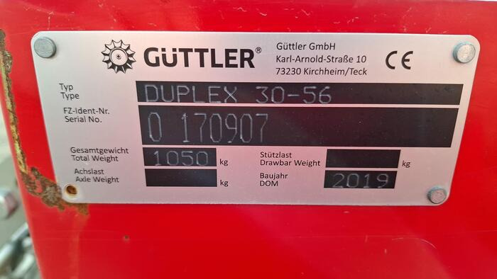 Güttler Prismenwalze Duplex 30-56 Frontpacker - محدلة (زراعي): صور 5 Güttler Prismenwalze Duplex 30-56 Frontpacker - محدلة (زراعي): صور 5
