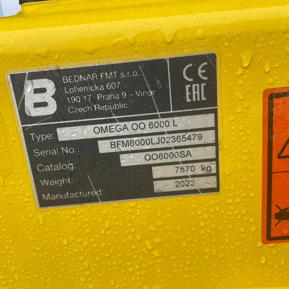 Bednar OMEGA OO 6000 L - معدات بذار: صور 4 Bednar OMEGA OO 6000 L - معدات بذار: صور 4