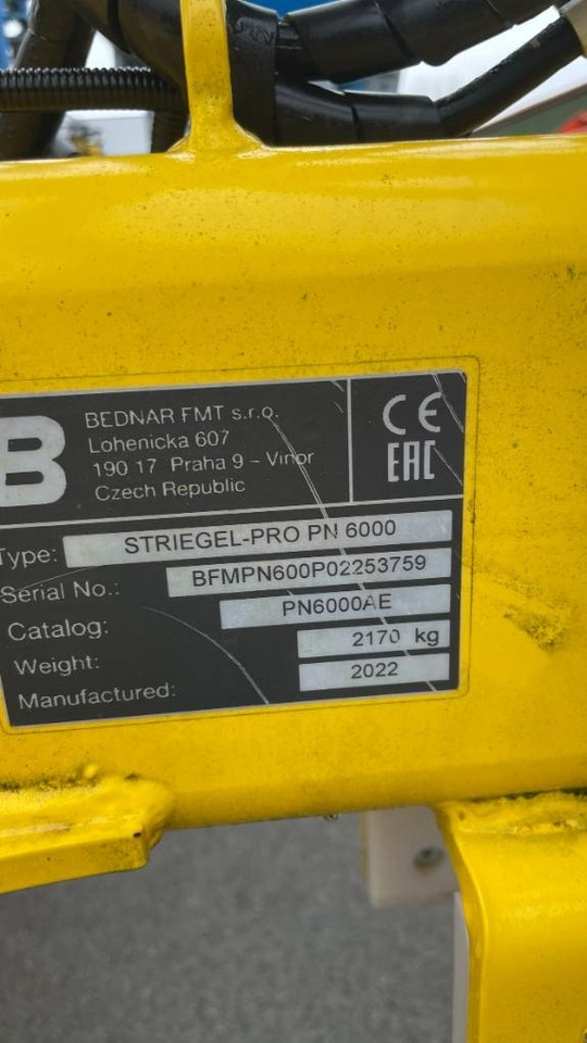 Bednar Streigel PN 6000 - مشط العشب: صور 4 Bednar Streigel PN 6000 - مشط العشب: صور 4