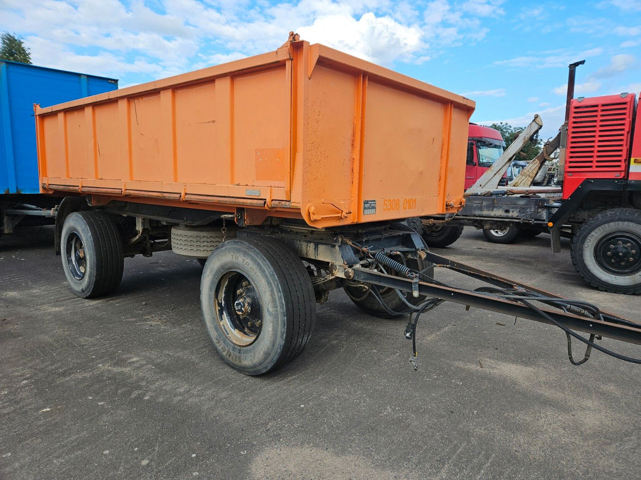 Tebbe ZK 180 Dreiseitenkipper - قلابة مقطورة: صور 2 Tebbe ZK 180 Dreiseitenkipper - قلابة مقطورة: صور 2