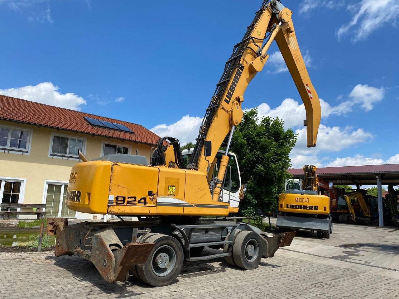حفارة على عجلات Liebherr A924 C LIT: صور 6