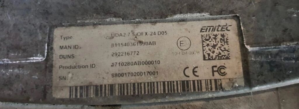 Moduł EMITEC Euro 6 Man TGX TGS 440KM 81154036134000 regeneracja 81154036134000 - كاتم الصوت/ نظام العادم - شاحنة: صور 2 Moduł EMITEC Euro 6 Man TGX TGS 440KM 81154036134000 regeneracja 81154036134000 - كاتم الصوت/ نظام العادم - شاحنة: صور 2