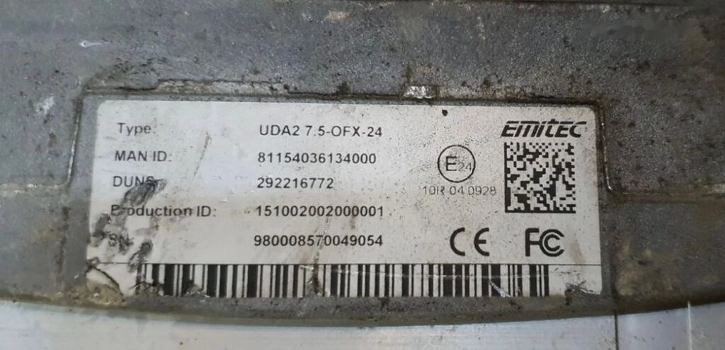 Moduł EMITEC Euro 6 Man TGX TGS 440KM 81154036134000 regeneracja 81154036134000 - كاتم الصوت/ نظام العادم - شاحنة: صور 3 Moduł EMITEC Euro 6 Man TGX TGS 440KM 81154036134000 regeneracja 81154036134000 - كاتم الصوت/ نظام العادم - شاحنة: صور 3