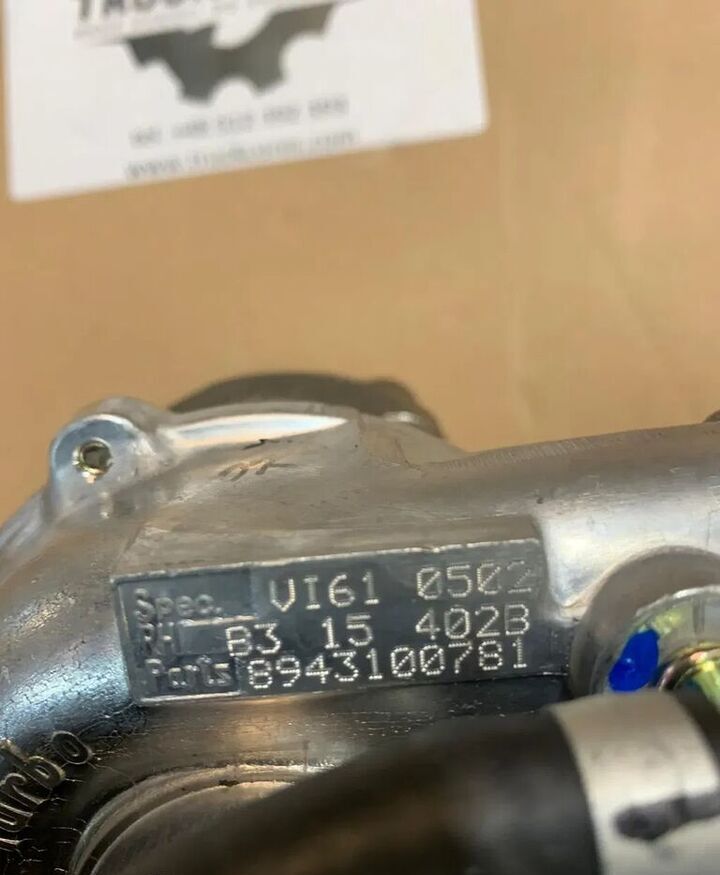 Nowa Turbosprężarka VI61 8943100781 Isuzu / Opel 1.5 TD 67 KM Co 8943100781  for car - الشاحن التوربيني - سيارة: صور 3 Nowa Turbosprężarka VI61 8943100781 Isuzu / Opel 1.5 TD 67 KM Co 8943100781  for car - الشاحن التوربيني - سيارة: صور 3