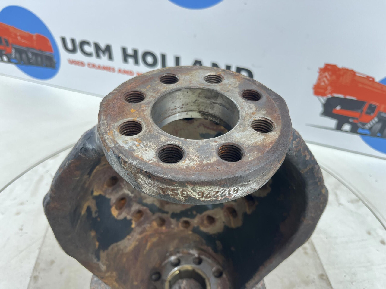 مفصل التوجيه - الرافعة FAUN RTF 40 Steering knuckle 16 holes axle 3: صور 7