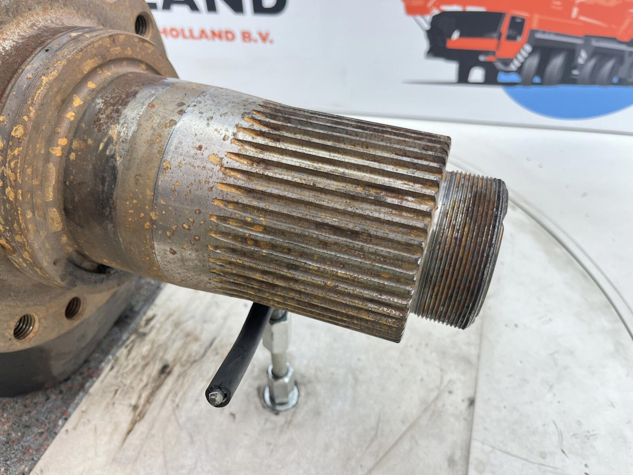 مفصل التوجيه - الرافعة FAUN RTF 40 Steering knuckle 16 holes axle 3: صور 9