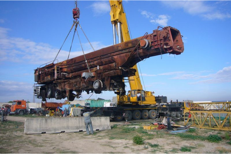 Krupp KMK 8350 for parts - رافعة لجميع التضاريس: صور 1 Krupp KMK 8350 for parts - رافعة لجميع التضاريس: صور 1