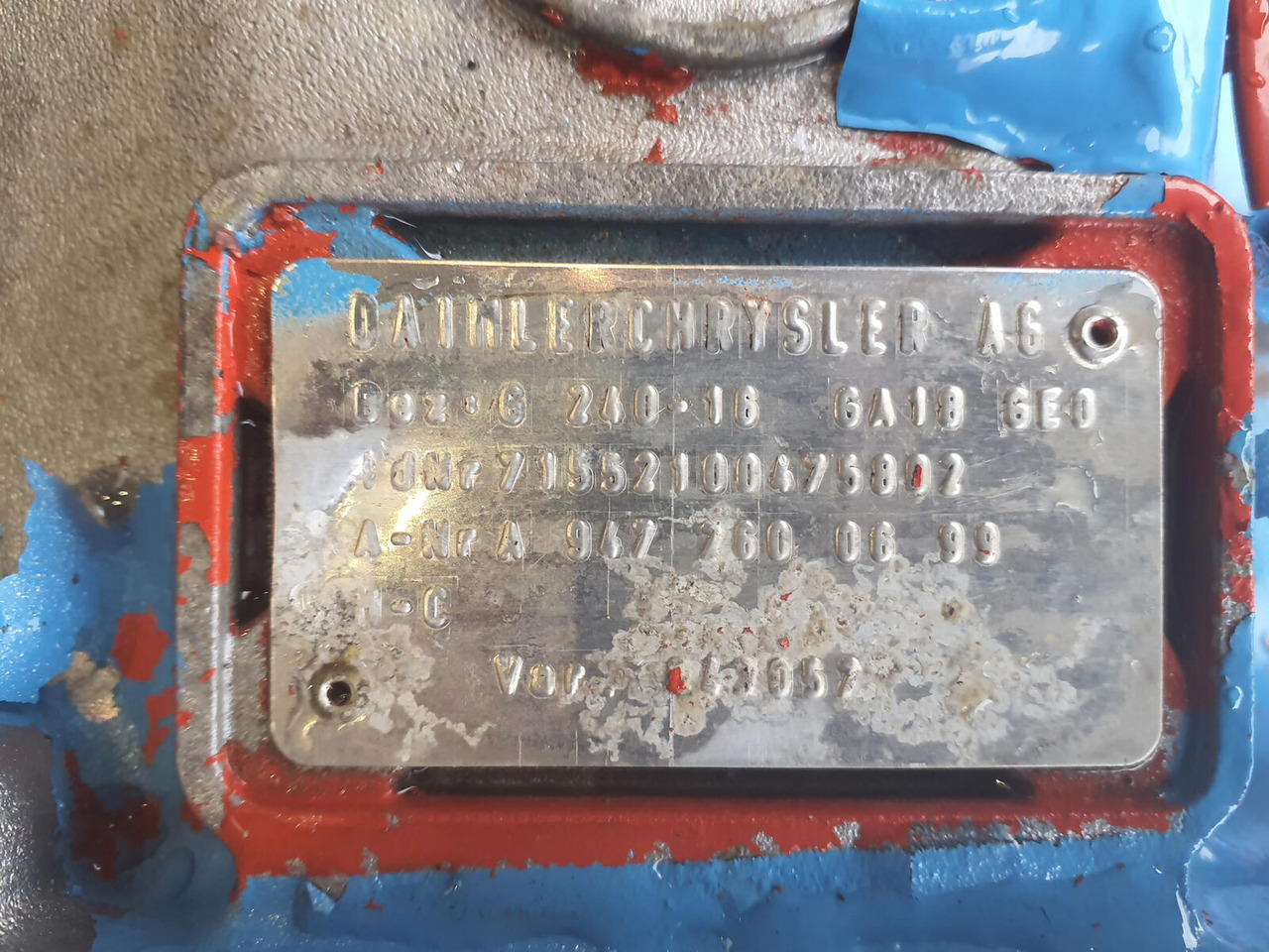 Mercedes-Benz GMK 5130-1 gearbox Mercedes G240-16 - علبة التروس - موبايل كرين: صور 5 Mercedes-Benz GMK 5130-1 gearbox Mercedes G240-16 - علبة التروس - موبايل كرين: صور 5