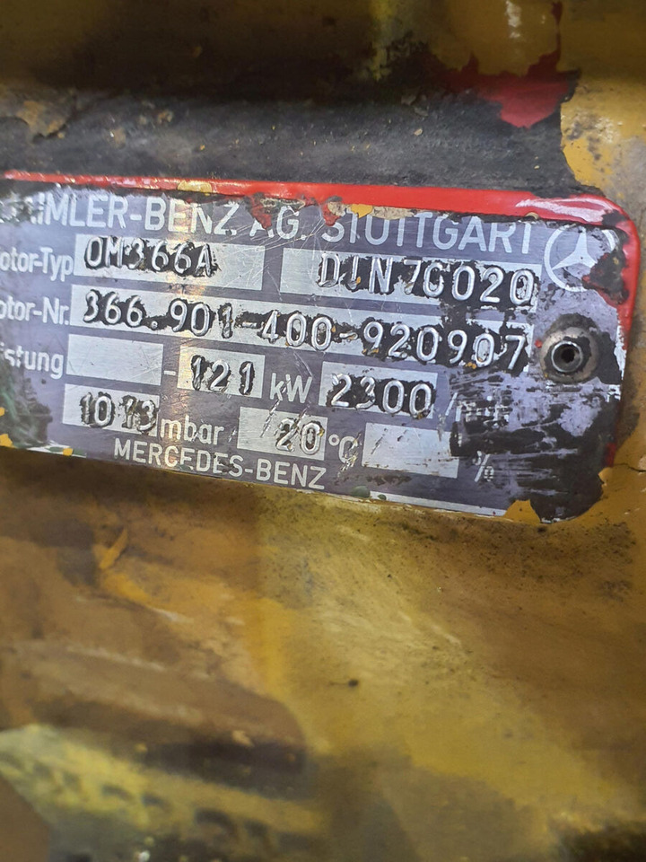 Mercedes-Benz KMK 5100 engine Mercedes OM 366 A - المحرك - موبايل كرين: صور 5 Mercedes-Benz KMK 5100 engine Mercedes OM 366 A - المحرك - موبايل كرين: صور 5