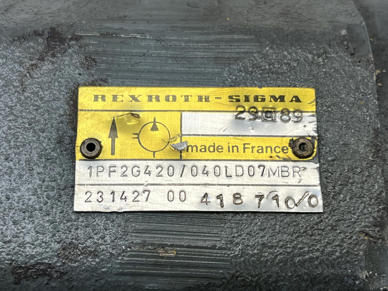 مضخة هيدروليكية - موبايل كرين Rexroth Rexroth sigma hydro pump: صور 7