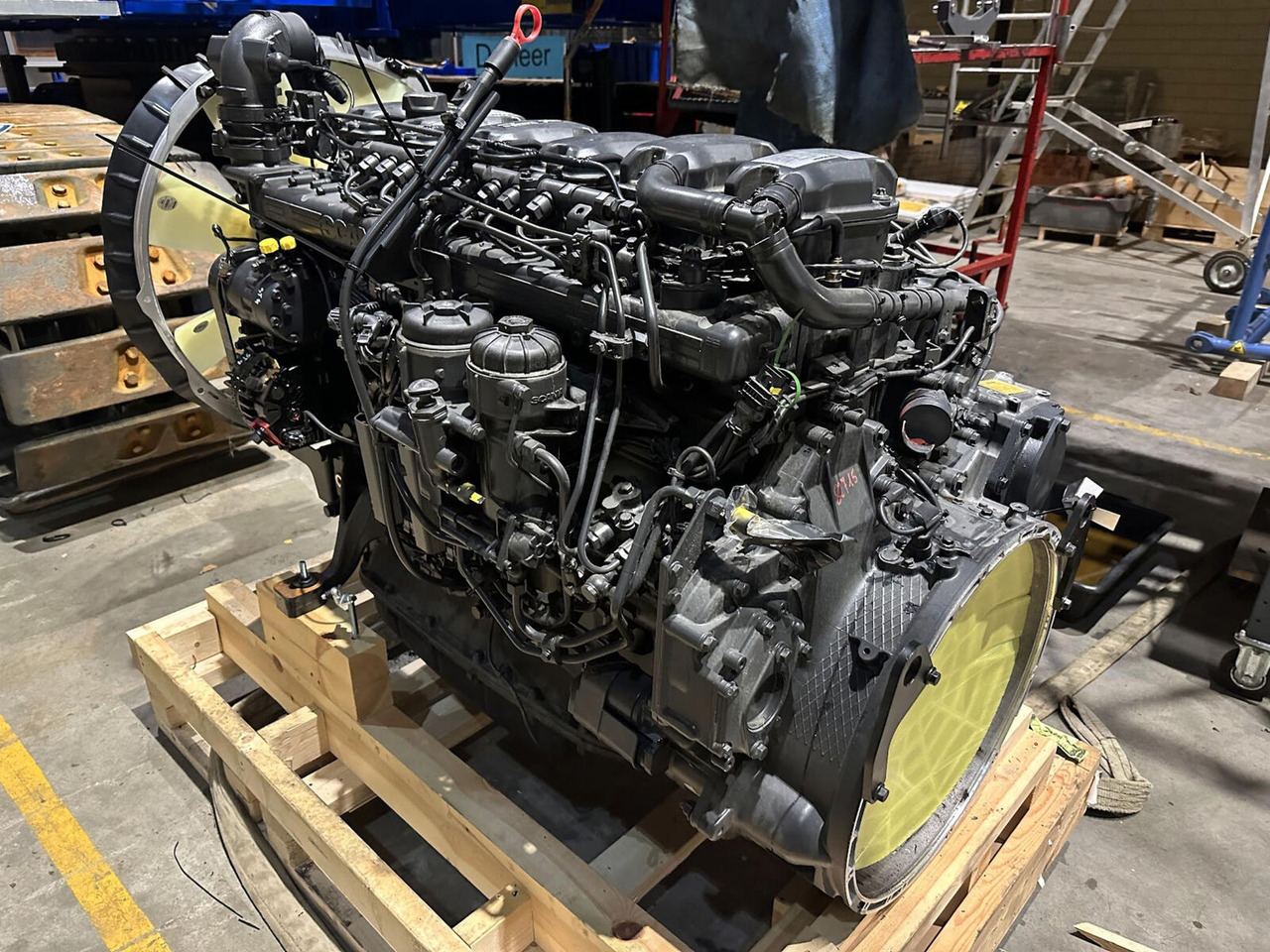 Scania Demag AC 220-1, AC 5.220-1 Scania DC13 313A motor - المحرك - الرافعة: صور 1 Scania Demag AC 220-1, AC 5.220-1 Scania DC13 313A motor - المحرك - الرافعة: صور 1