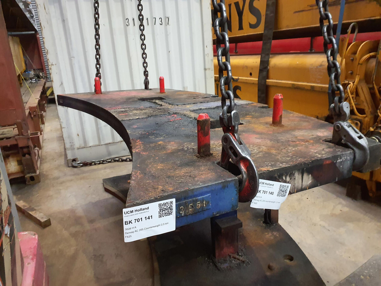 Terex AC 205 Counterweight 2,55 ton - ثقل موازن - موبايل كرين: صور 3 Terex AC 205 Counterweight 2,55 ton - ثقل موازن - موبايل كرين: صور 3