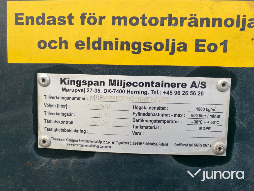 Dieseltank - HVO, Kingspan - خزان تخزين: صور 5 Dieseltank - HVO, Kingspan - خزان تخزين: صور 5