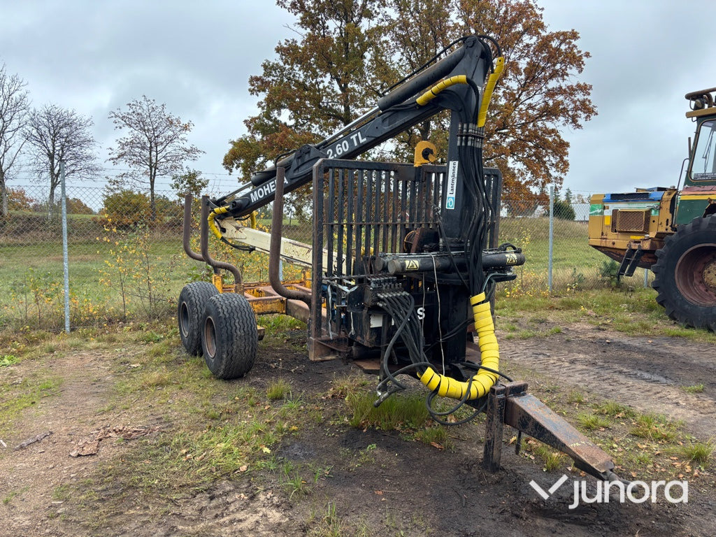 Skogsvagn - Moheda 10 ton med kran - مقطورة الغابات: صور 3 Skogsvagn - Moheda 10 ton med kran - مقطورة الغابات: صور 3
