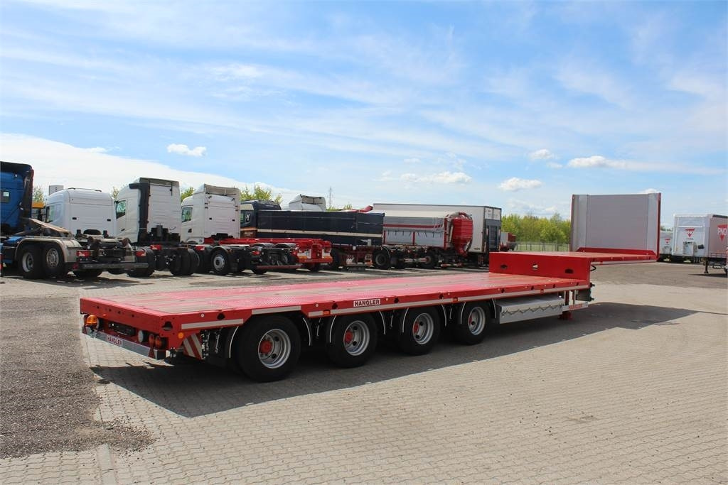 Hangler SVS 580 T 4 akslet nedbygget - عربة مسطحة منخفضة نصف مقطورة: صور 1 Hangler SVS 580 T 4 akslet nedbygget - عربة مسطحة منخفضة نصف مقطورة: صور 1