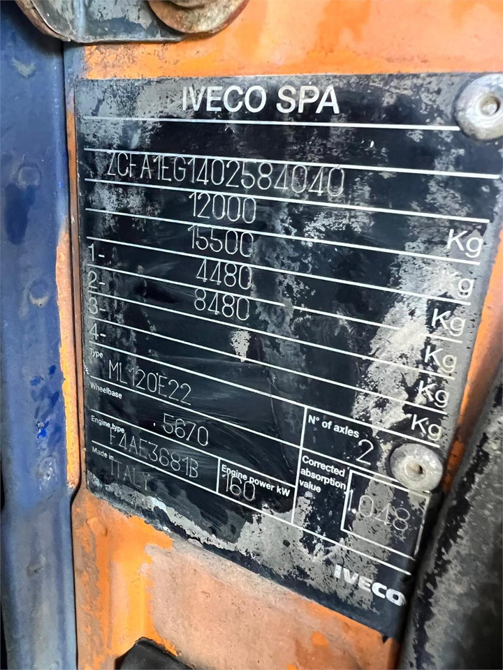 شاحنة نقل سيارات شاحنة Iveco Euro Cargo 120 E22: صور 21