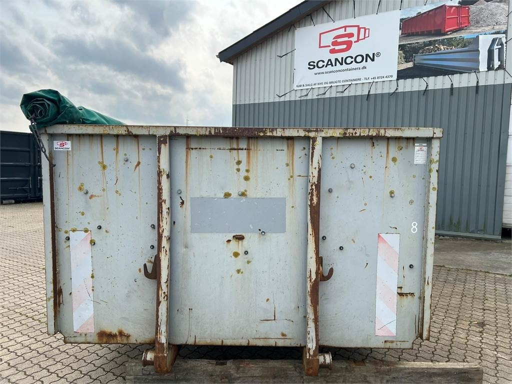 جسم الشاحنة المسطحة Scancon 6000 mm - 20m3 - Bagdøre + Rullepresenning: صور 8
