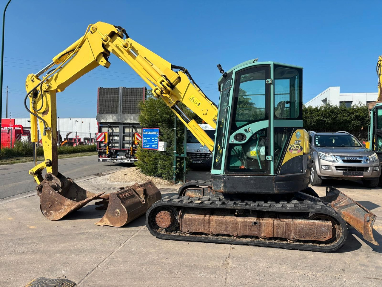 Yanmar B7 Sigma. 3 Löffel. - حفارة مصغرة: صور 2 Yanmar B7 Sigma. 3 Löffel. - حفارة مصغرة: صور 2