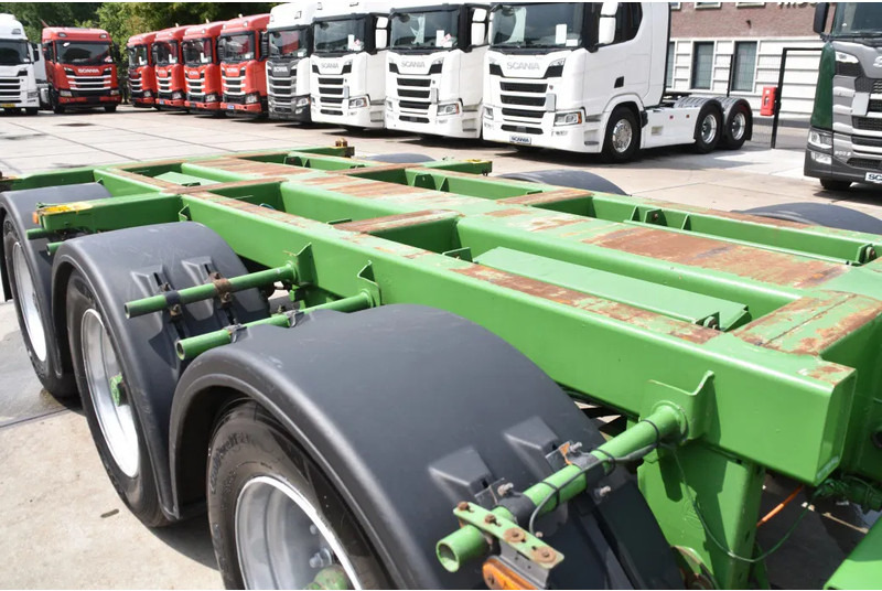شاحنات الحاويات/ جسم علوي قابل للتغيير نصف مقطورة Pacton T3-010 - 2 LIFT AXLES - DRUM BRAKES - BPW AXLES - 2 x EXTENDABLE - GOOD CONDITION -: صور 6